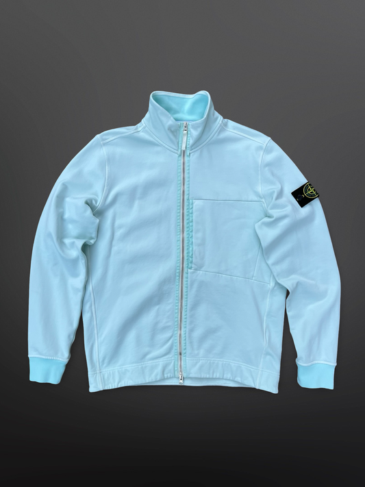 Stone Island Full Zip Sweatshirt – Turkis – Medium