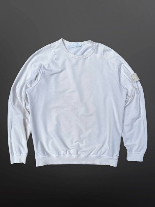 Stone Island Ghost Sweatshirt Hvid White 6815620F6