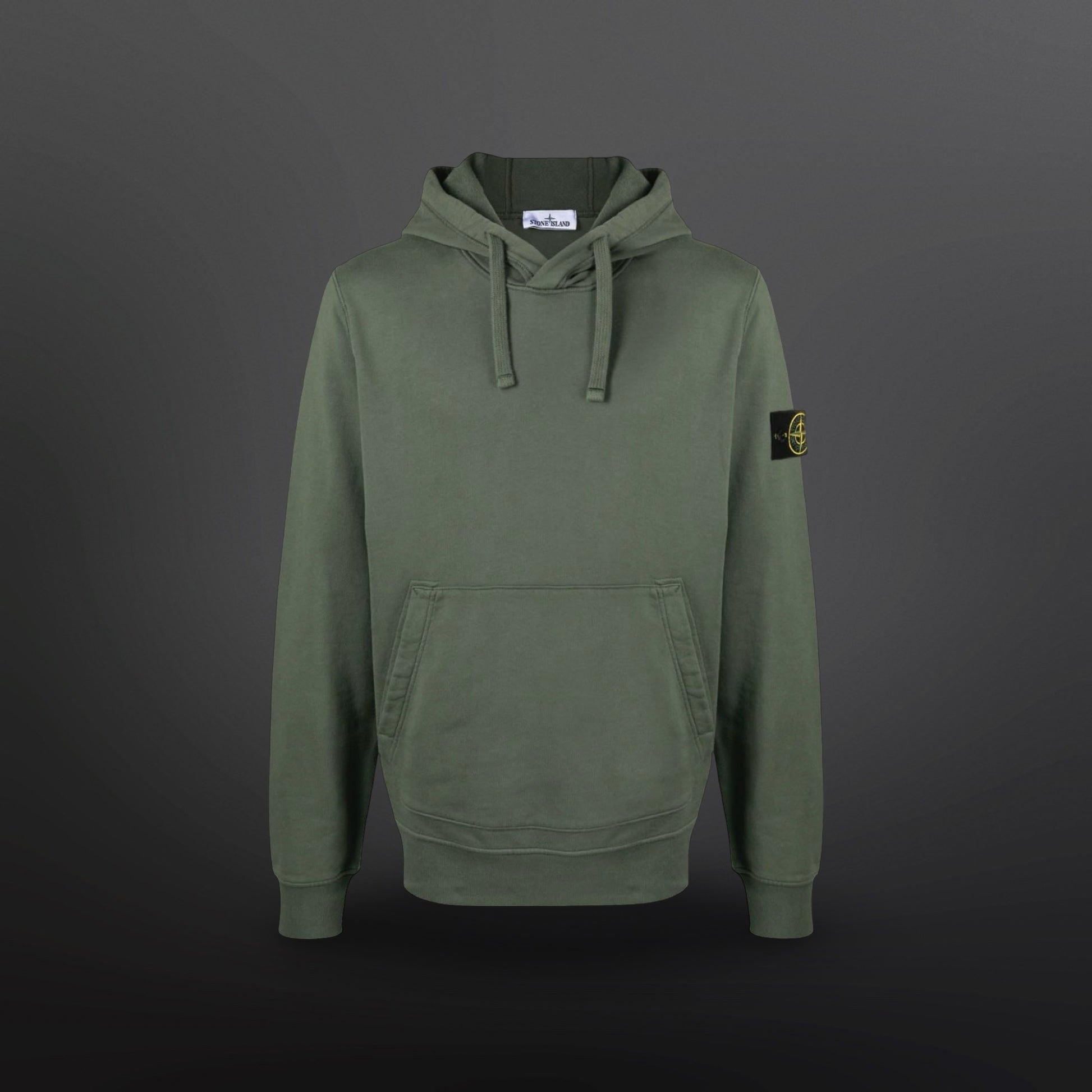 Stone Island Hættetrøje – Grøn – Str. XXL Art. 801564151