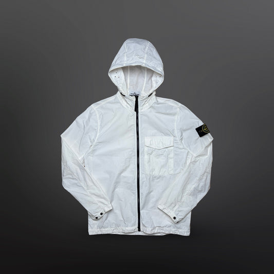 Stone Island Jakke Jacket Overshirt Hvid White 
