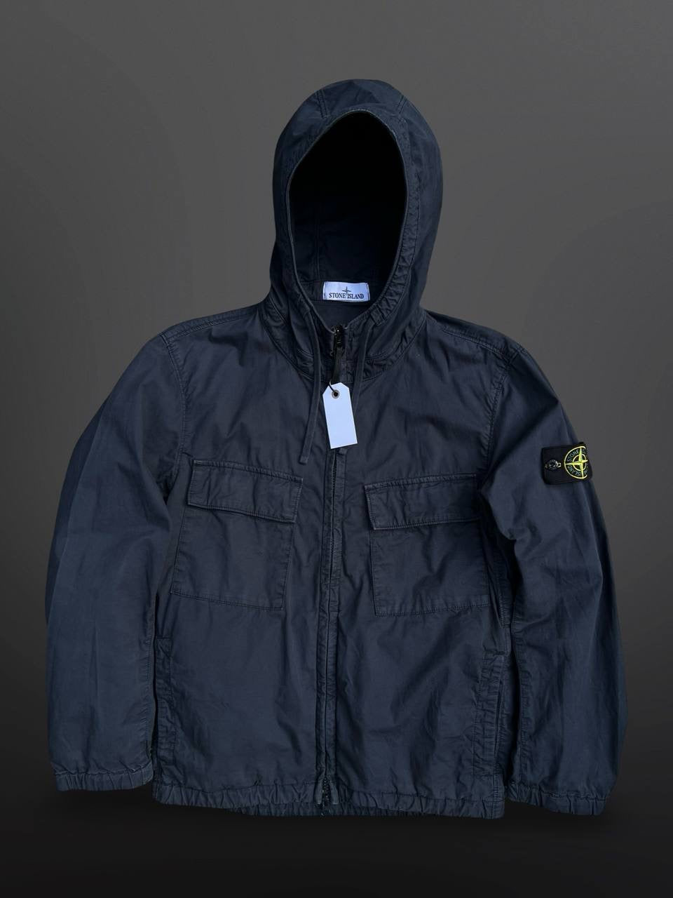 Stone Island Jakke Supima Cotton Twill Strech TC Navy S Small 