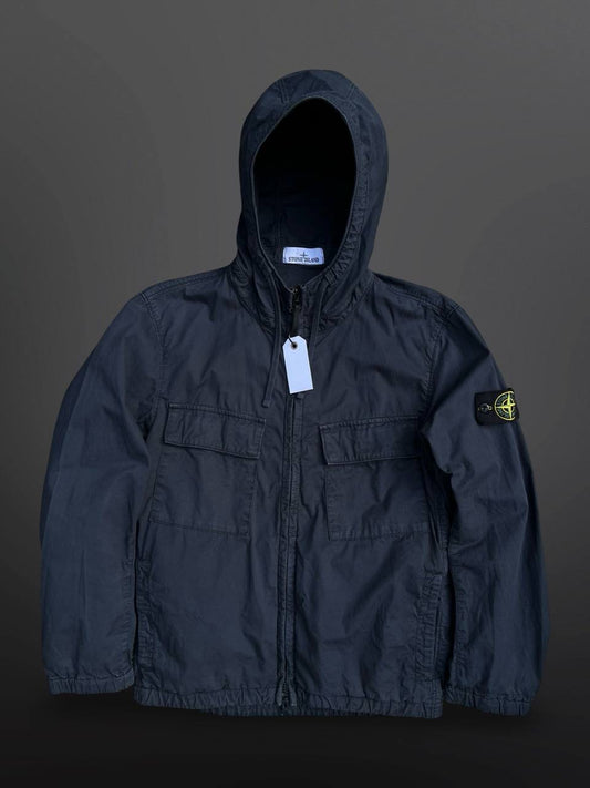 Stone Island Jakke Supima Cotton Twill Strech TC Navy S Small 