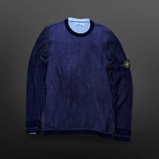 Stone Island Knit Sweater – Black/White – XL