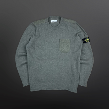 Stone Island Knit Sweater – Oliven – Str. XL