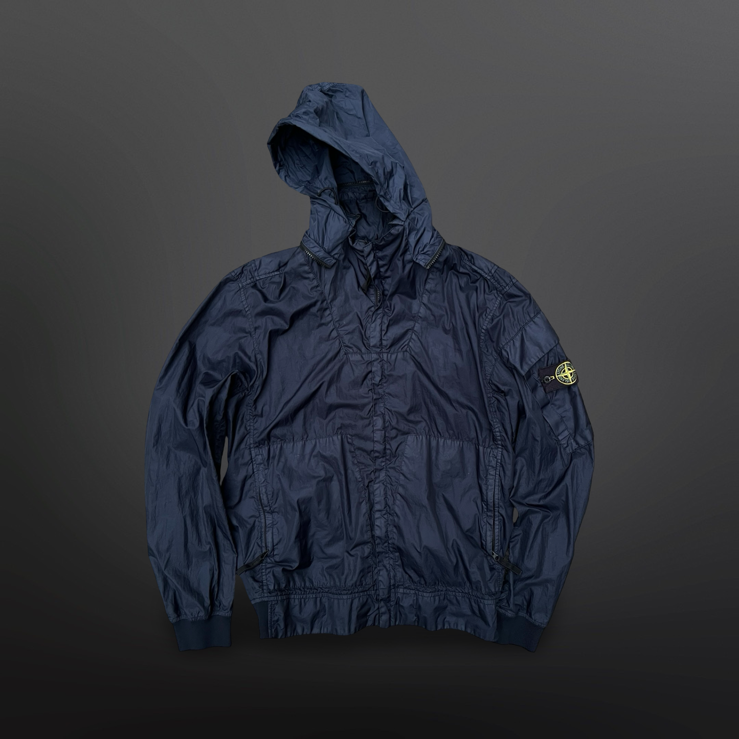 Stone Island Membrana 3L TC Windbreaker – Navy Str. XL, fitter L