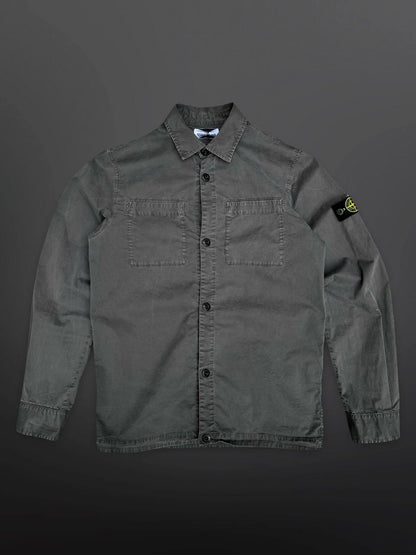 Stone Island Overshirt Skjorte Grå Grey 170 cm 14 år Junior 801610410