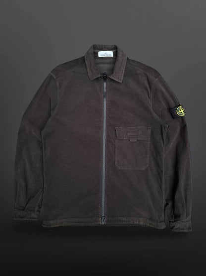 Stone Island Overshirt Skjorte Sommerjakke Overgangsjakke Velour 691511502