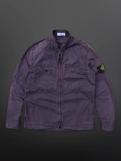 Stone Island Overshirt i XL lilla Brugt