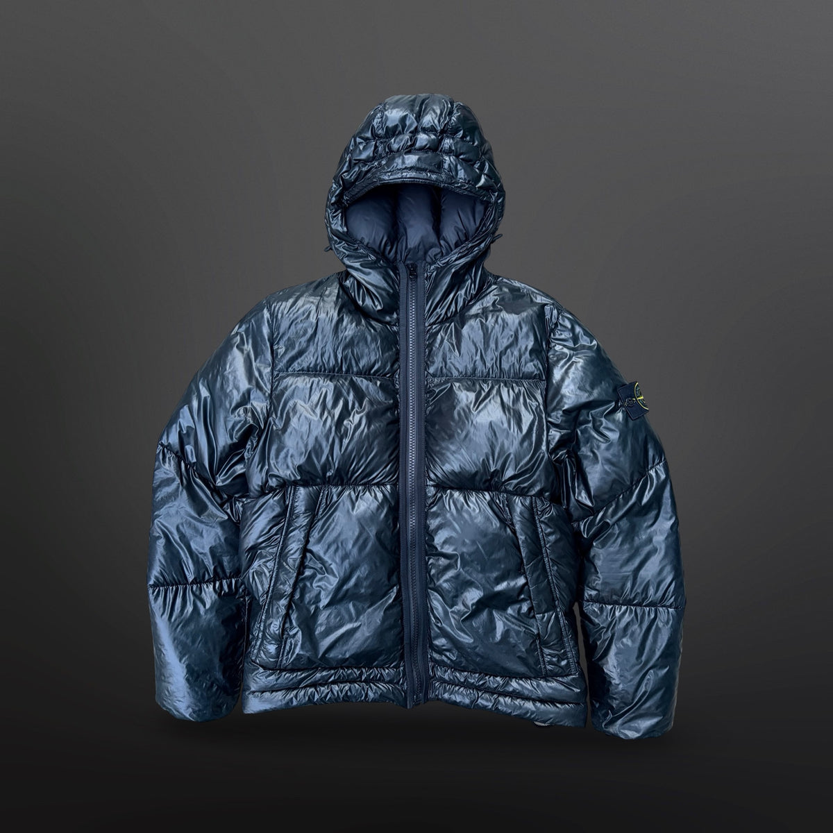 Stone Island Pertex Quantum Y Down Jacket – Dark Green – Size S