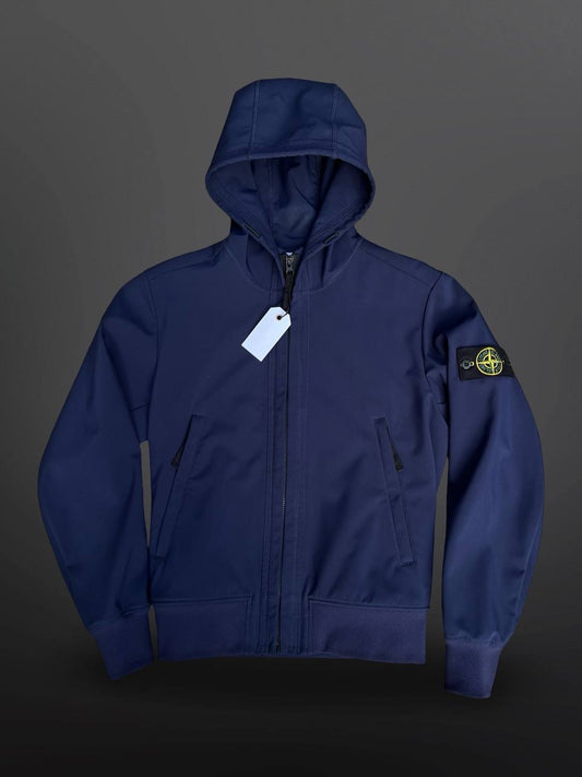Stone Island Soft Shell R Navy M Medium Mørkeblå 