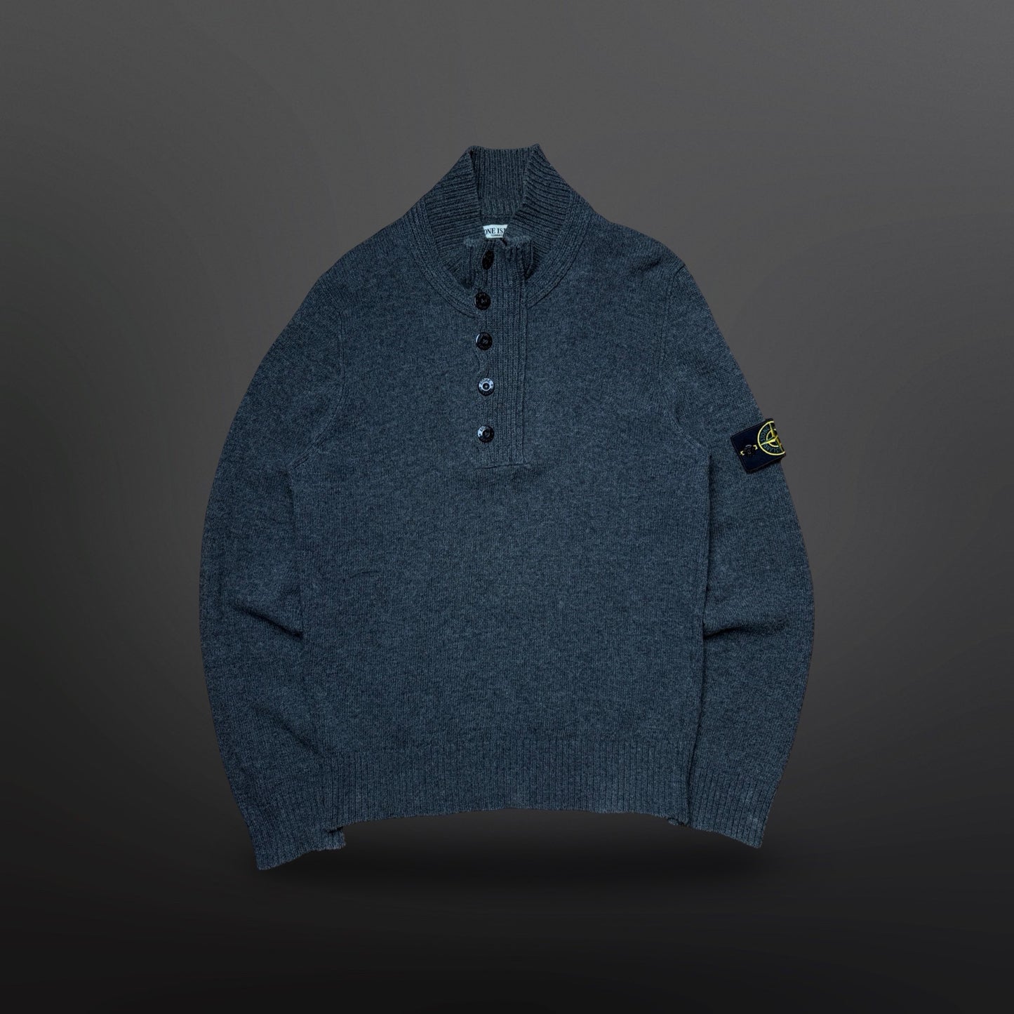 Stone Island Striktrøje – Grey – Large Wool 2008