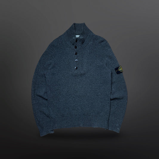 Stone Island Striktrøje – Grey – Large Wool 2008