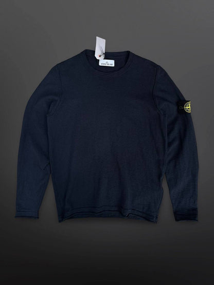 Stone Island Sweater Navy Small Brugt