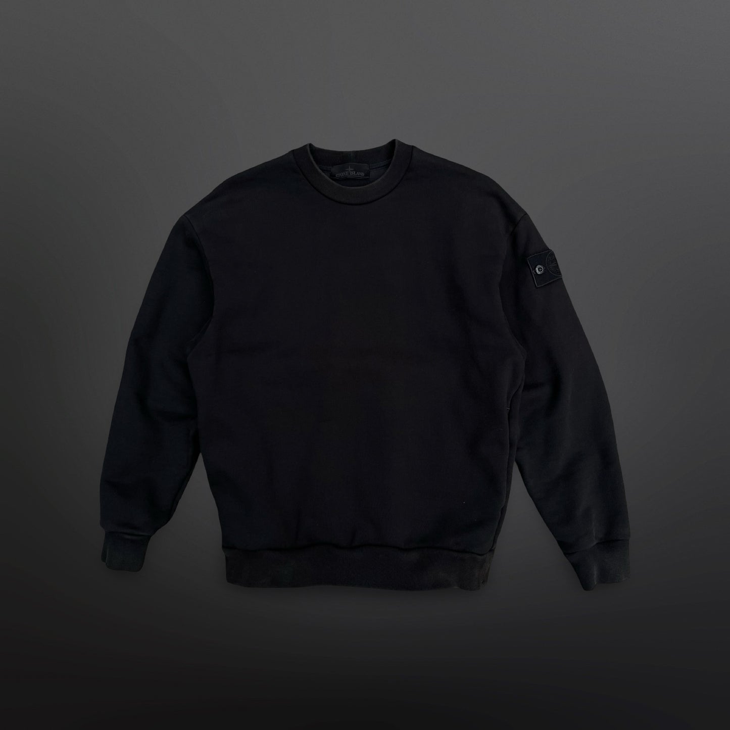 Stone Island Ghost Piece Crewneck – Sort – Str. Small