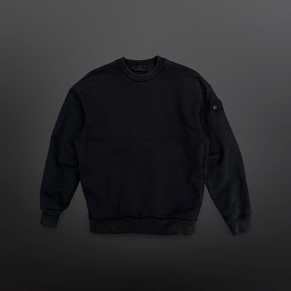 Stone Island Ghost Piece Crewneck – Sort – Str. Small