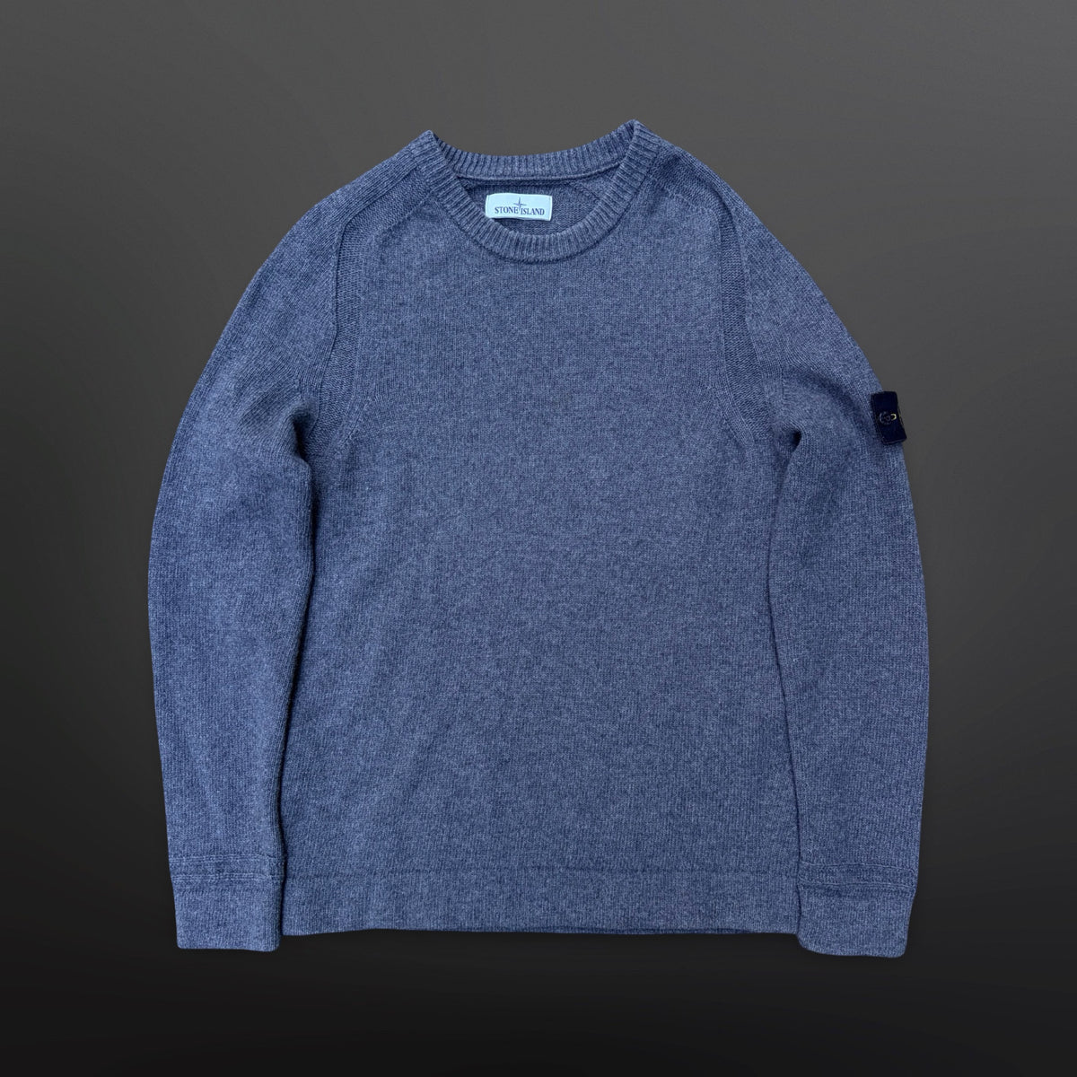 Stone Island Wool Knit Sweater – Grey – Size L