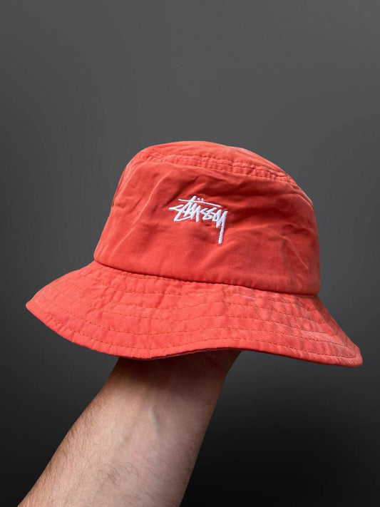 Stussy Bøllehat Bucket Hat Coral S/M  