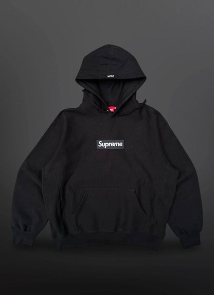 Supreme Box Logo Hoodie Hættetrøje 2024 Sort Black M Medium