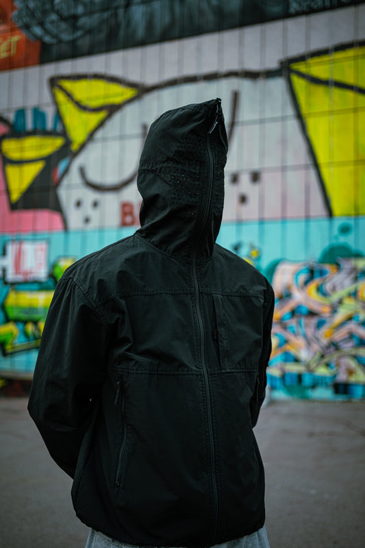 Supreme Full Face Jakke Windbreaker M Medium Sort Black