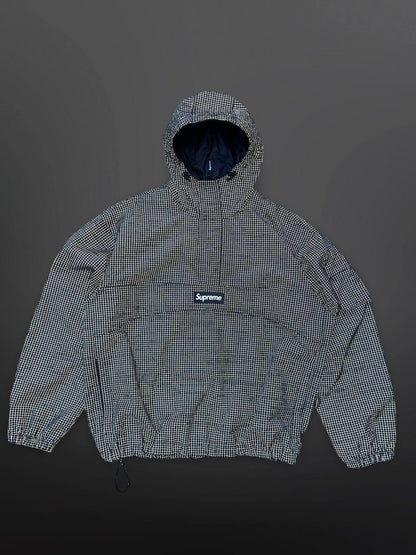Supreme Reflective Anorak Jakke Rip Stop Pullover L Large Sort