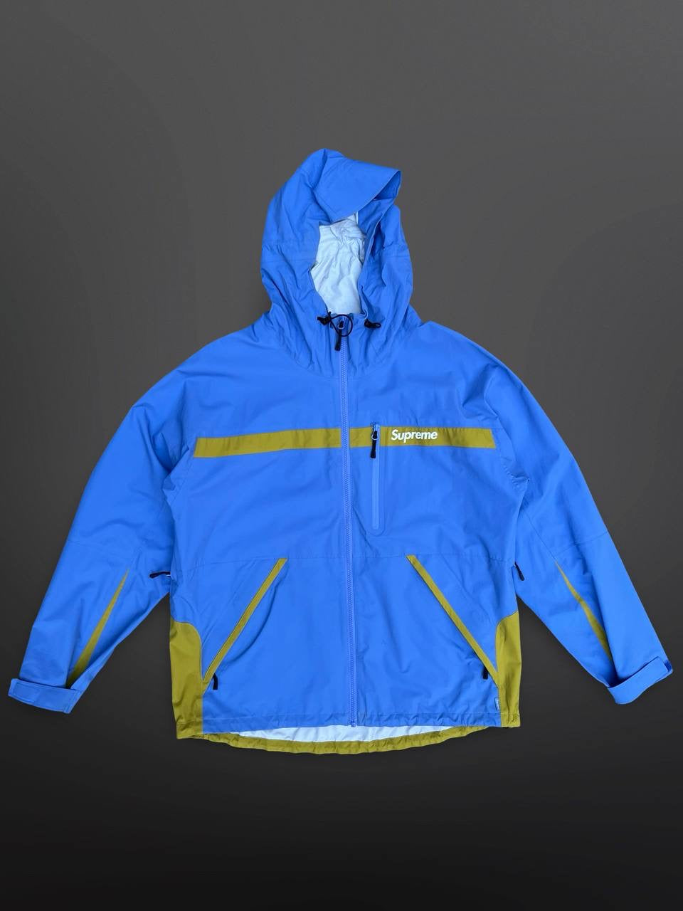Supreme Skaljakke Regnjakke Big Logo SS17 L Large Blå