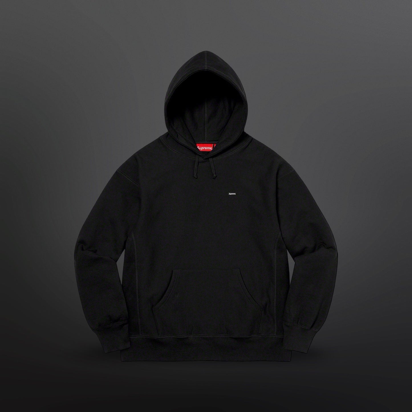 Supreme Small Box Hooded Sweatshirt – sort