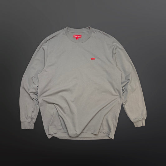 Supreme Small Box Logo Long Sleeve – Grey – Large