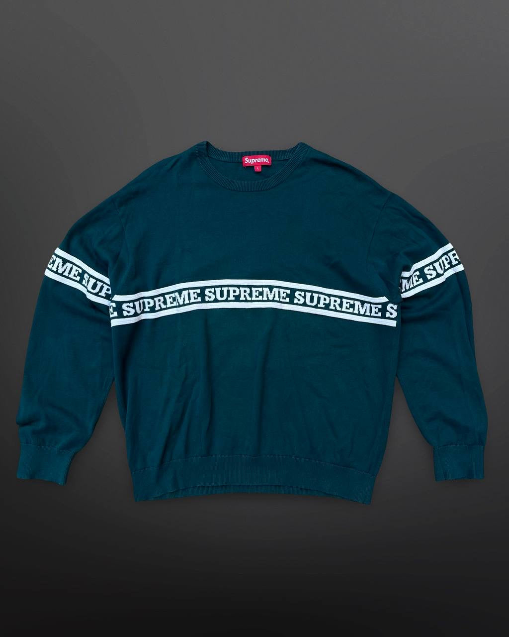 Supreme Sweater Trøje L Large Grøn Green