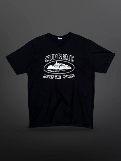 Supreme x Corteiz T-Shirt – L Large – Sort