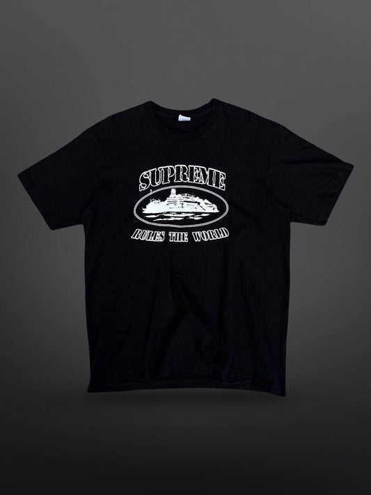 Supreme x Corteiz T-Shirt – L Large – Sort