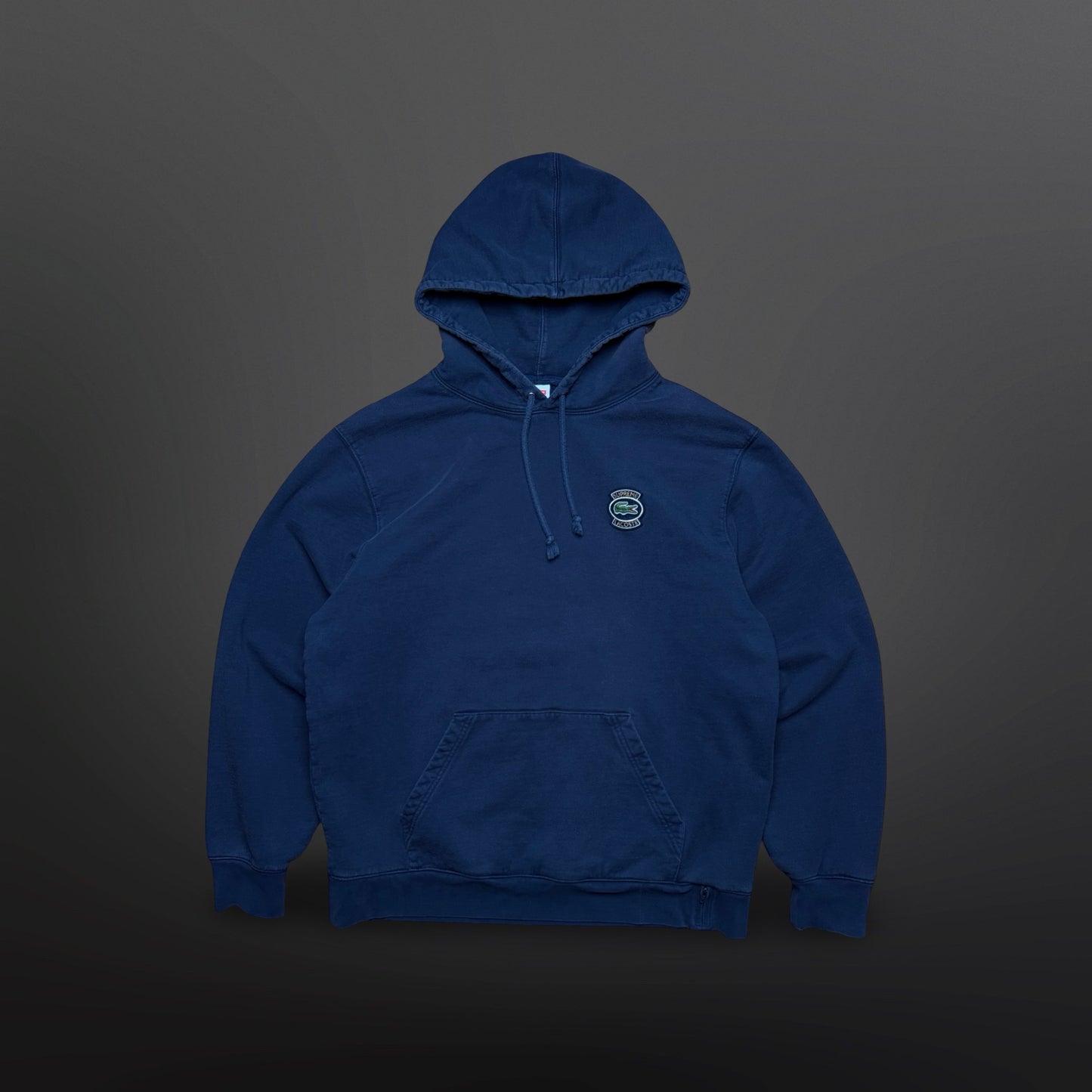 Supreme x Lacoste Hoodie Hættetrøje XL (Navy)