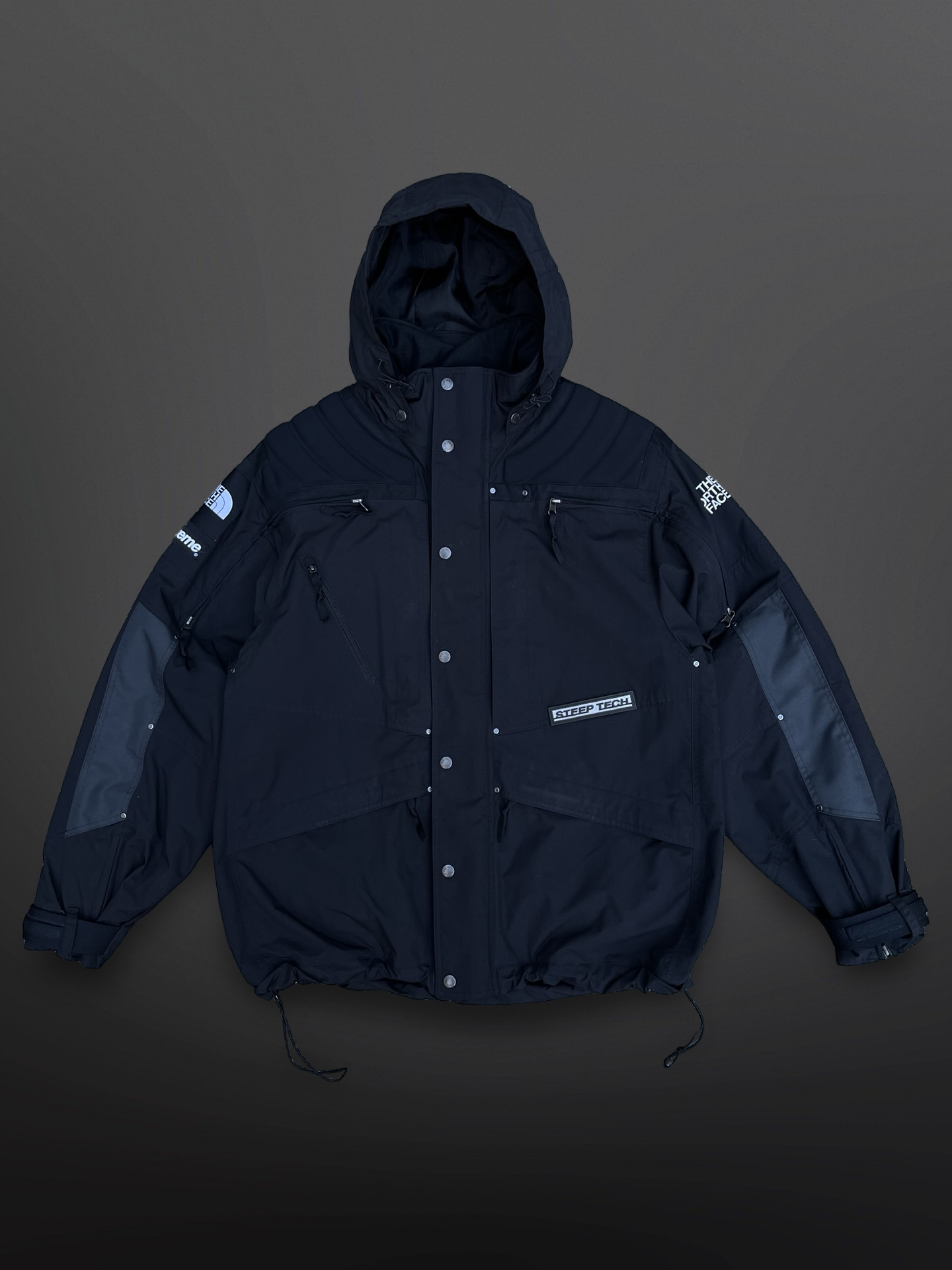 Supreme x The North Face Jakke Steep Tech XL Sort